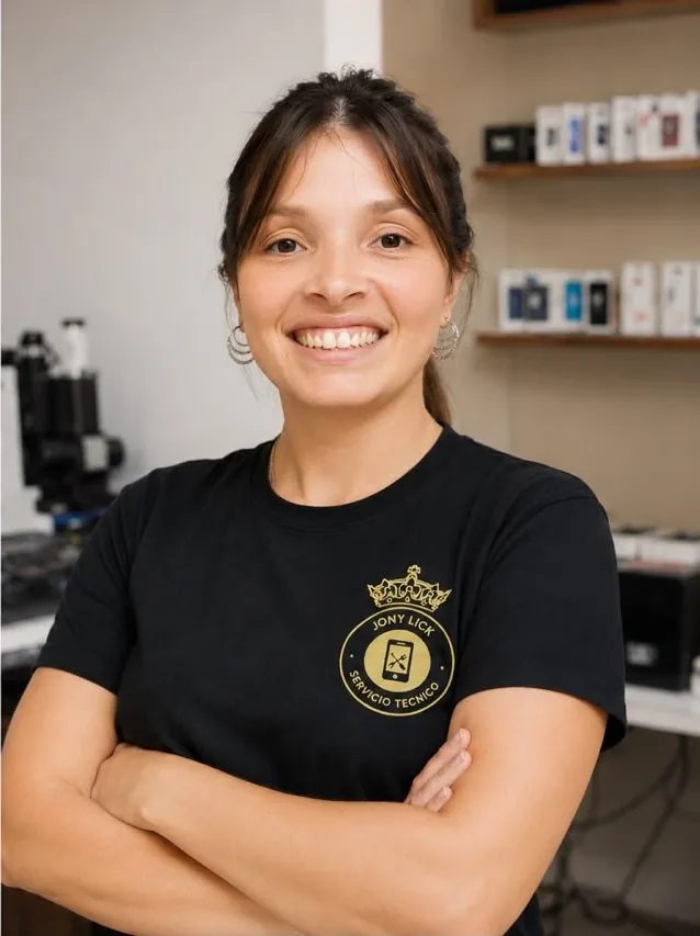 Yesica Biglia, técnica y administrativa de Servicio Técnico JL
